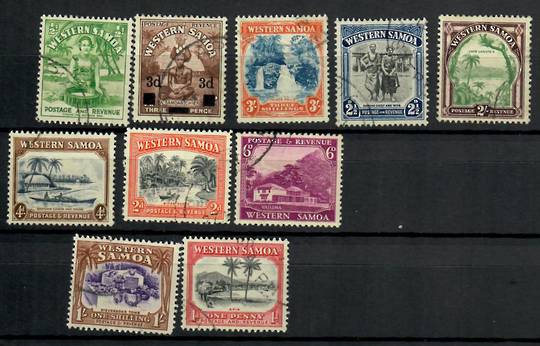 SAMOA 1935 Definitives. Set of 10. - 21768 - VFU