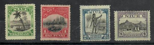 NIUE 1925 Definitives. Set of 4. - 21772 - LHM