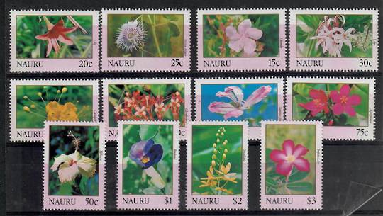 NAURU 1991 Definitives. Flowers. Set of 12. - 21777 - UHM