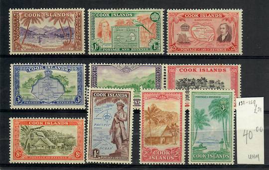 COOK ISLANDS 1949 Definitives. Set of 10. - 21781 - UHM