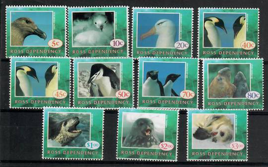 ROSS DEPENDENCY 1994 Definitives. Set of 11. Wildlife. - 21806 - UHM