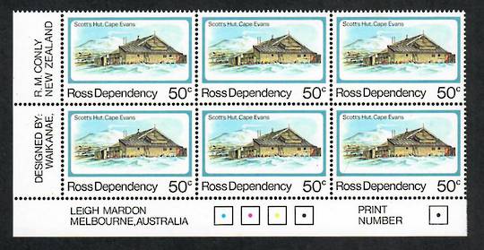 ROSS DEPENDENCY 1982 Definitives. Set of 6 in Plate Blocks. - 21832 - UHM