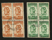 NEW ZEALAND 1942 Health in blocks of 4. Fine cds. - 21837 - FU