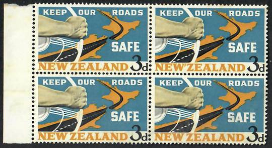 NEW ZEALAND 1964 Road Safety. Block of 4 with the Apostrophe Flaw. - 21871 - UHM