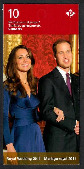CANADA 2011 Royal Wedding. First series. Booklet. P ($5.90). - 21920 - UHM