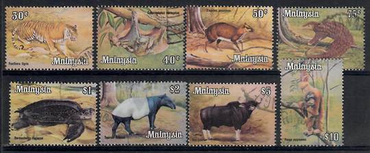 MALAYSIA 1979 Definitives. Set of 8. Animals. - 21961 - FU
