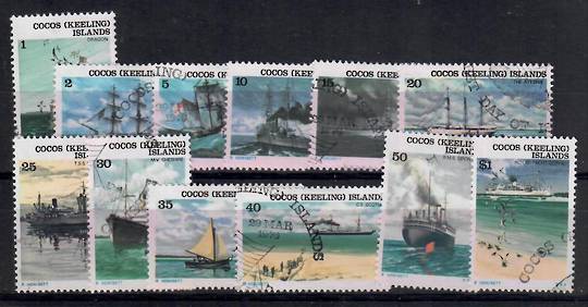 COCOS (KEELING) ISLANDS 1976 Definitives. Set of 12. - 22016 - FU