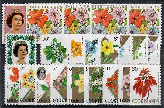 COOK ISLANDS 1967 Definitives. Set of 22. - 22023 - UHM