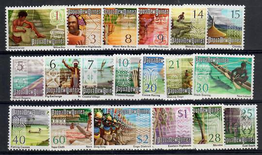 PAPUA NEW GUINEA 1973 Definitives. Set of 19. - 22026 - UHM