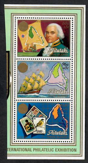 AITUTAKI 1986 Stampex '86 International Stamp Exhibition. The 'set of ' from the miniature sheet. Not listed as singles by SG. -