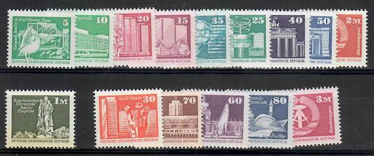 EAST GERMANY 1980 Definitives. Set of 15. - 22078 - UHM