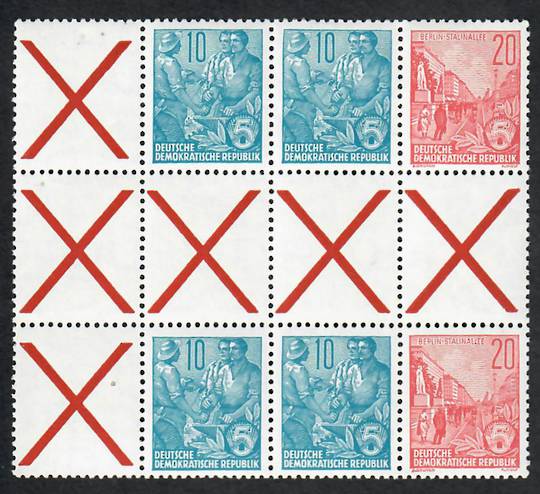 EAST GERMANY 1953 Definitive Booklet Pane. - 22092 - UHM