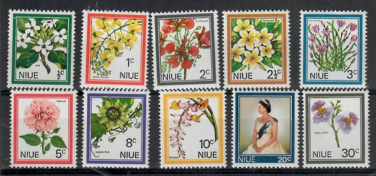 NIUE 1969 Definitives. Set of 10. - 22208 - UHM