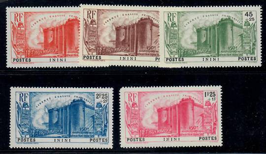 ININI 1939 150th Anniversary of the French Revolution. Set of 5. - 22314 - Mint