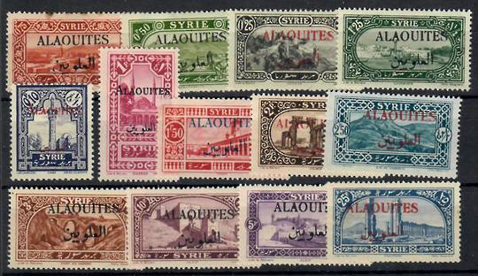 LATAKIA State of the Alouites 1925 Definitives. Set of 13. - 22315 - Mint