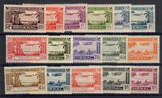 SENEGAL 1935 Airs. Set of 16. - 22320 - Mint