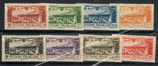 FRENCH GUIANA 1933 Airs. Set of 8. - 22323 - Mint