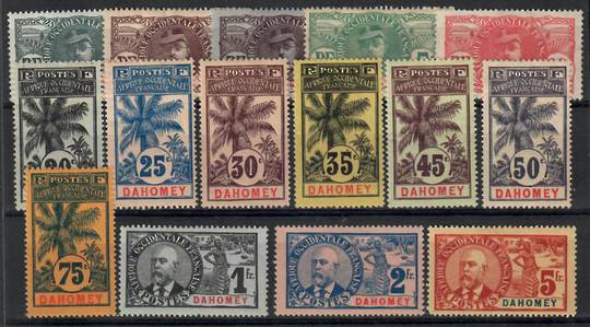DAHOMEY 1906 Definitives. Set of 15. - 22328 - Mint