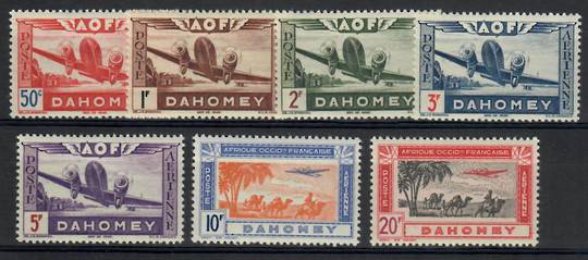 DAHOMEY 1942 Airs. Set of 7. Not issued in Dahomey. Refer note in SG. - 22342 - LHM