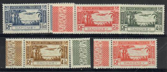 DAHOMEY 1940 Airs. Set of 5. - 22343 - LHM