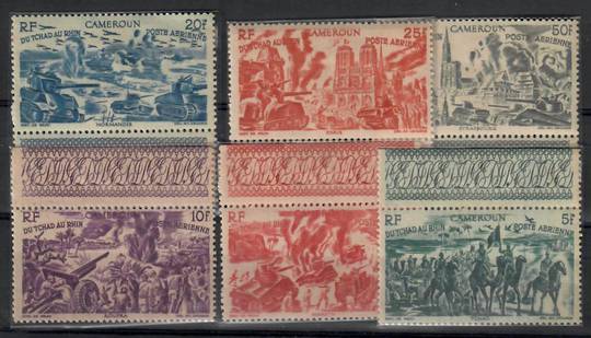 CAMEROUN 1946 From Chad to the Rhine. Set of 6. - 22345 - Mint