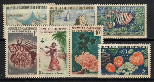 NEW CALEDONIA 1959 Definitives. First series. Set of 7. - 22347 - Mint
