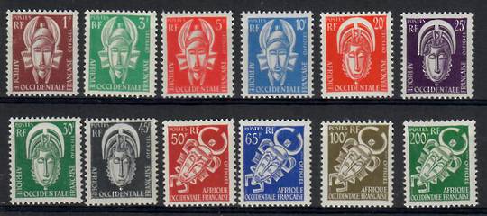 FRENCH WEST AFRICA 1958 Official. Set of 12. - 22348 - UHM