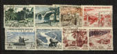 FRENCH WEST AFRICA 1955 Economic and Social Development Fund. Set of 8. - 22350 - Used