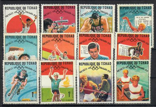 CHAD 1969 Olympics. Set of 24. - 22360 - LHM