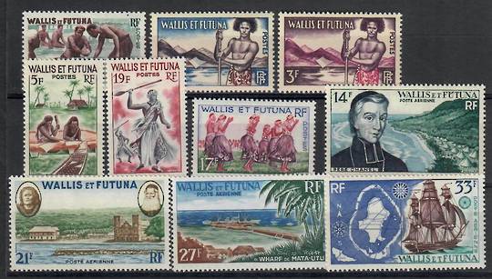 WALLIS and FUTUNA ISLANDS 1955 Definitives. Set of 10. - 22362 - LHM