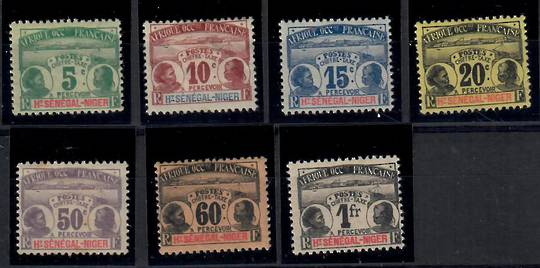 UPPER SENEGAL and NIGER 1906 Postage Due. Set of 7. - 22365 - Mint