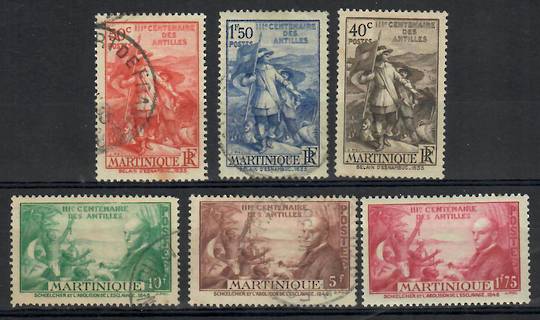 MARTINIQUE 1935 Tercentenary of the West Indies. Set of 6. - 22368 - Mixed