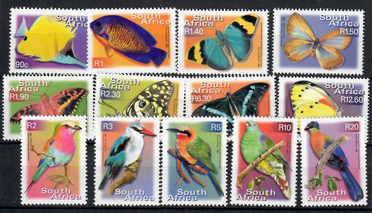 SOUTH AFRICA 2000 Definitives Flora and Fauna. Set of 27 less the 5 R1.30 and the 80c. - 22463 - UHM