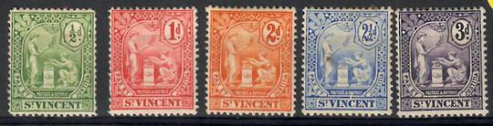 ST VINCENT 1907 Definitives. Set of 5. - 22476 - Mint