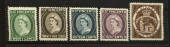 ST VINCENT 1964 Elizabeth 2nd Definitives. Set of 5. New Watermark. Perf 12½. - 22507 - UHM