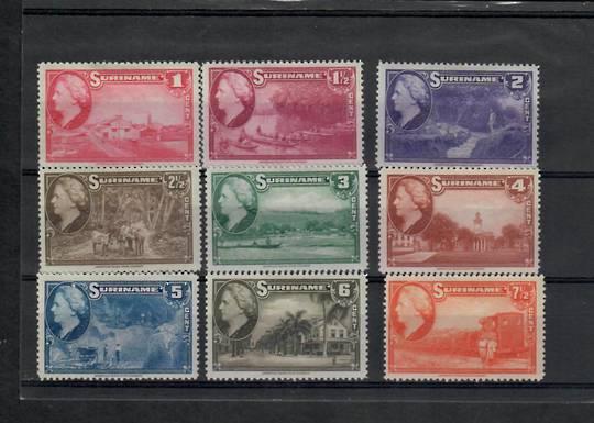 SURINAM 1945 Definitives. Set of 9. - 22562 - Mint