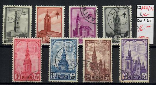 BELGIUM 1939 Anti-Tuberculosis Fund. Set of 8. - 22581 - FU