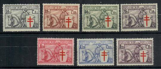 BELGIUM 1934 Anti-Tuberculosis Fund. Set of 7. - 22583 - Mint