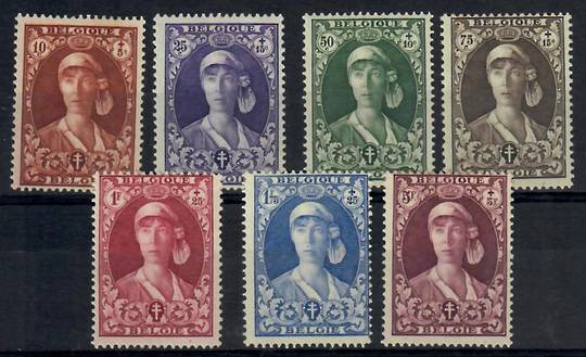 BELGIUM 1931 Anti-Tuberculosis Fund. Set of 7. - 22589 - Mint