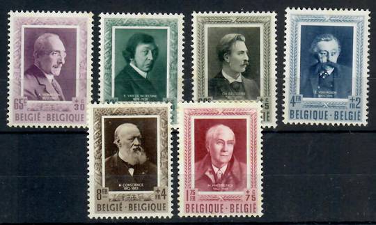 BELGIUM 1952 Cultural Health and Social Welfare Funds. Set of 6. - 22590 - UHM