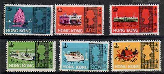 HONG KONG 1968 Sea Craft. Set of 6. - 22604 - UHM