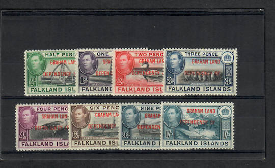 GRAHAM LAND 1944 Geo 6th Definitives. Set of 8. - 22776 - Mint