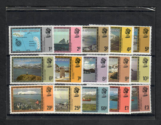 FALKLAND ISLANDS DEPENDENCIES 1980 Elizabeth 2nd Definitives. Set of 15. - 22780 - UHM