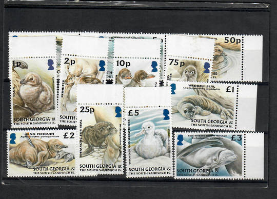 SOUTH GEORGIA and SOUTH SANDWICH ISLANDS 2005 Definitives. Set of 12. Face £12.75. - 22790 - UHM
