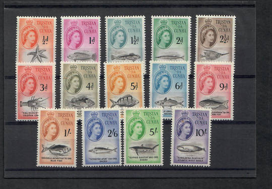 TRISTAN DA CUNHA 1960 Definitives. Set of 14. - 22812 - LHM