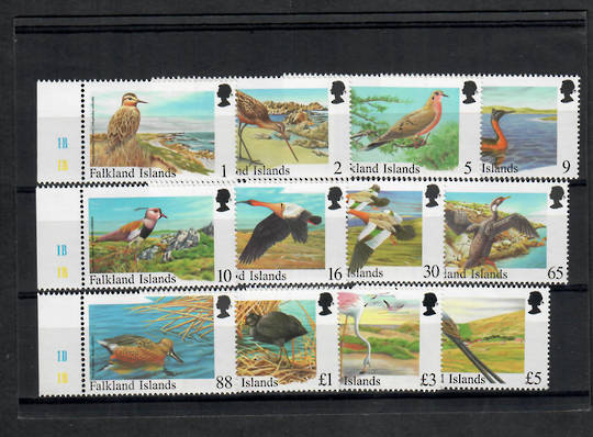 FALKLAND ISLANDS 1998 Rare Visiting Birds. Set of 12. - 22825 - UHM