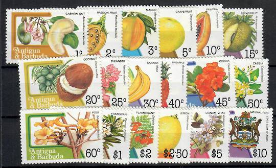 ANTIGUA & BARBUDA 1983 Definitives. Perf 12. Set of 18. - 23025 - UHM