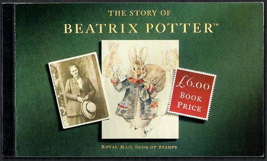 GREAT BRITAIN 1993 Beatrix Potter Booklet with various Regional and other Machins Face £ 6.00. - 23224 - Booklet