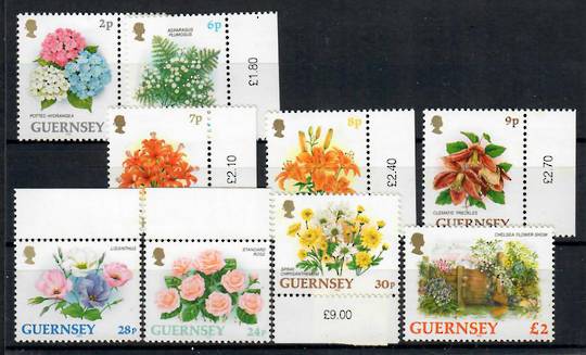 GUERNSEY 1992 Definitives. Second series. Set of 9 issued in 1993. 2p 6p 7p 8p 9p 24p 28p 30p £2. - 23278 - UHM