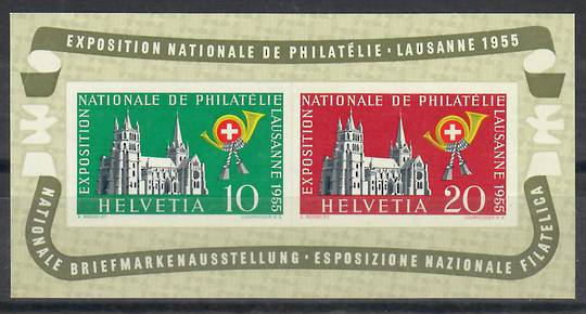 SWITZERLAND 1955 National Exhibition. Miniature sheet. - 23304 - UHM